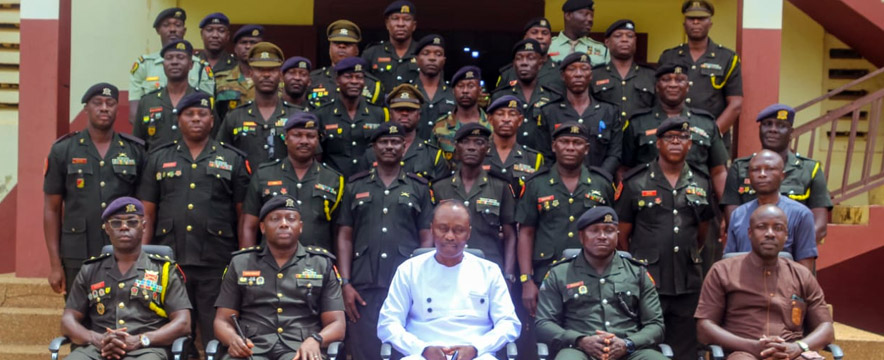 Vice-Chancellor worships with personnel of the Ghana Armed Forces